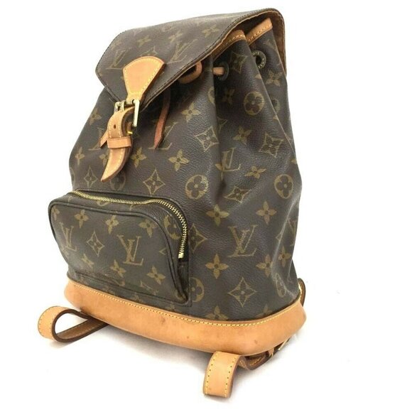 Auth Louis Vuitton Monogram Montsouris PM Backpack - Picture 4 of 11